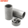 Aço inoxidável 316L Micro poroso Tubo de filtro de metal sínter com comprimento 100mm